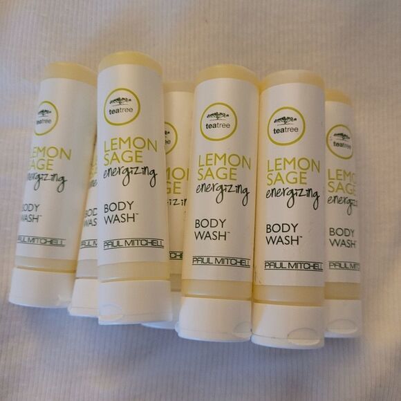 8 PAUL MITCHELL Lemon Sage energizing tea tree BODY WASH travel gym bag size - Picture 6 of 7